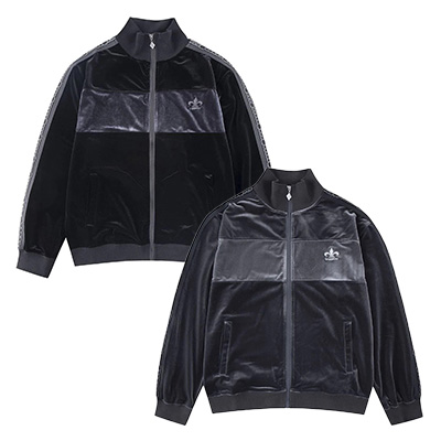 VELVET TRACK JACKET -2.COLOR-