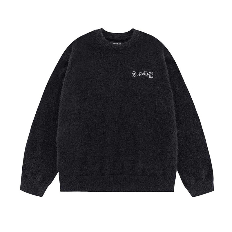 CROSS GRADATION CREW KNIT -2.COLOR-