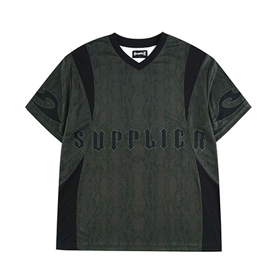 PYTHON PATTERN GAME SHIRTS -BLACK-