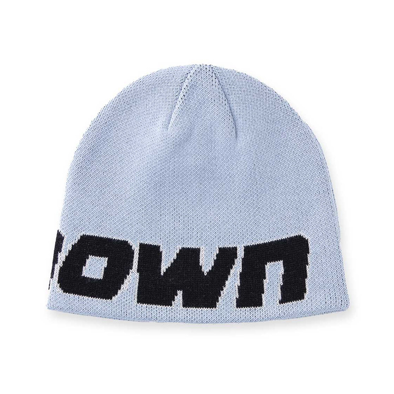 LOGO KNIT BEANIE -LIGHT BLUE-