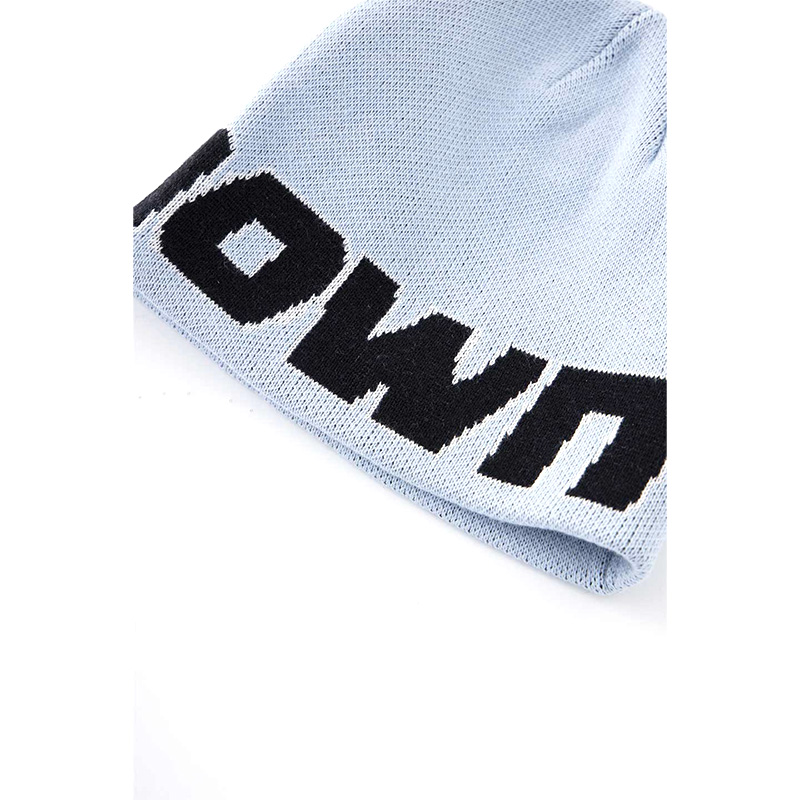 LOGO KNIT BEANIE -LIGHT BLUE-