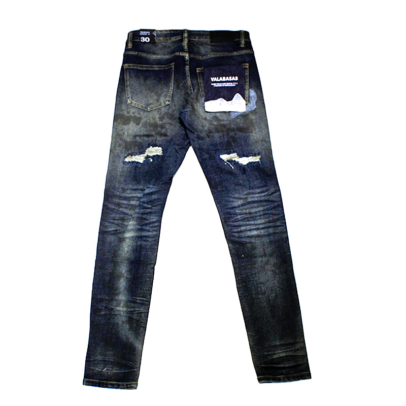 "SLEDGE"VINTAGE BLUE WASH SKINNY JEAN -VINTAGE BLUE-