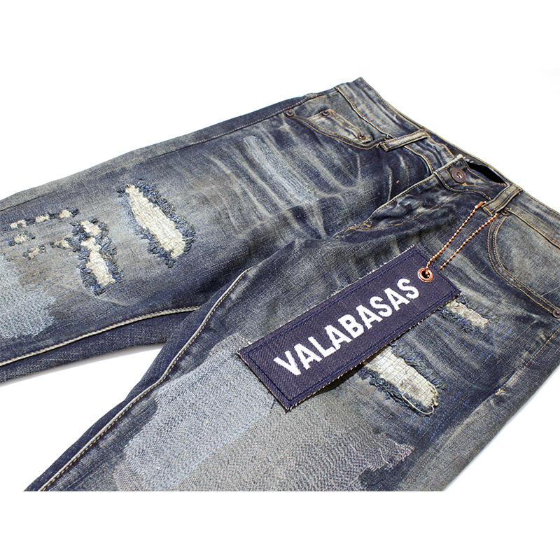 "SLEDGE"VINTAGE BLUE WASH SKINNY JEAN -VINTAGE BLUE-