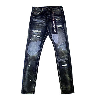 "SLEDGE"VINTAGE BLUE WASH SKINNY JEAN -VINTAGE BLUE-