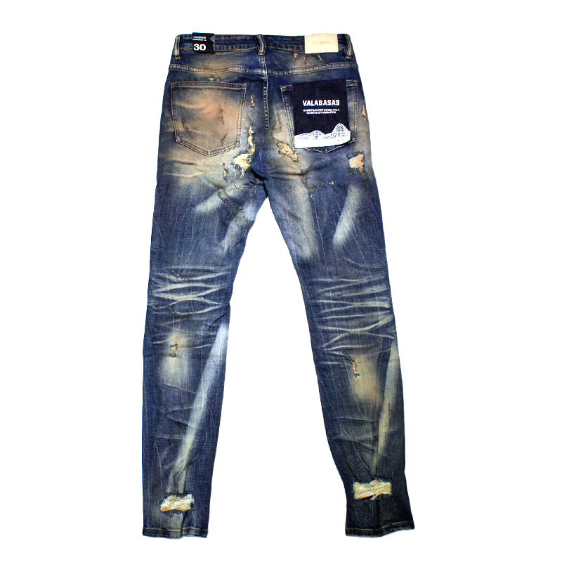 "WHIRL"VINTAGE BLUE SKINNY JEAN -VINTAGE BLUE-