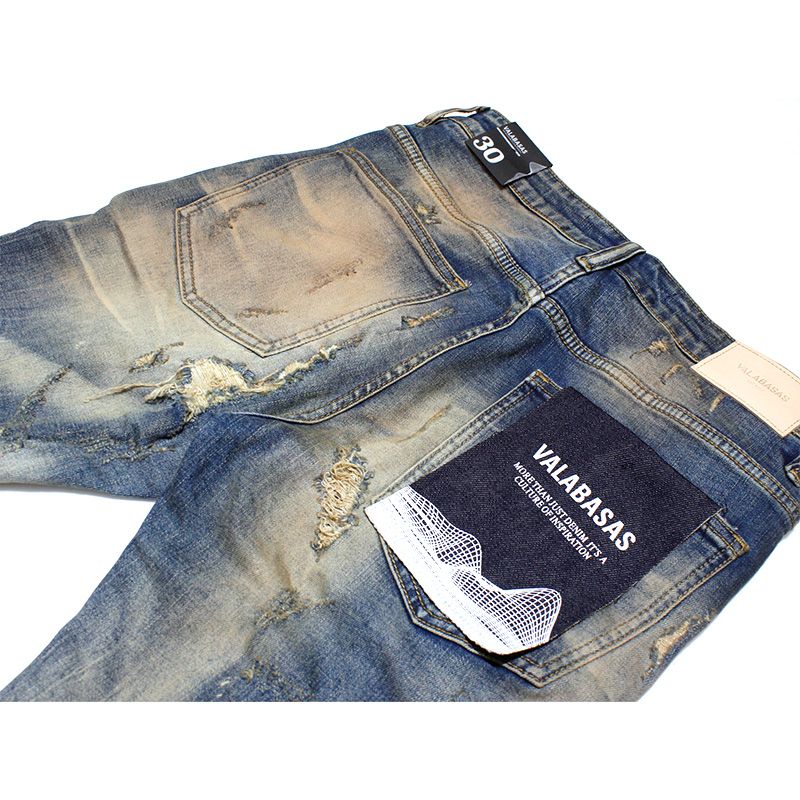 "WHIRL"VINTAGE BLUE SKINNY JEAN -VINTAGE BLUE-