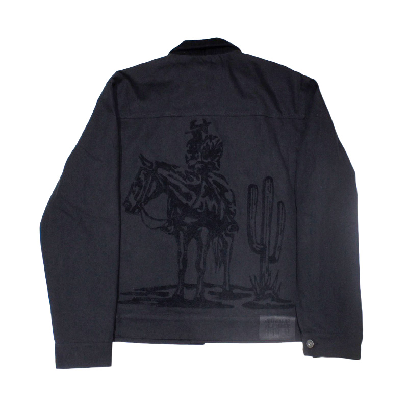 RANCHER BLACK WASH JACKET -W.BLACK-