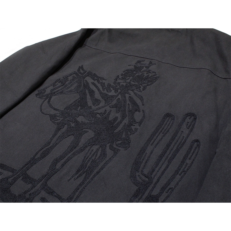 RANCHER BLACK WASH JACKET -W.BLACK-