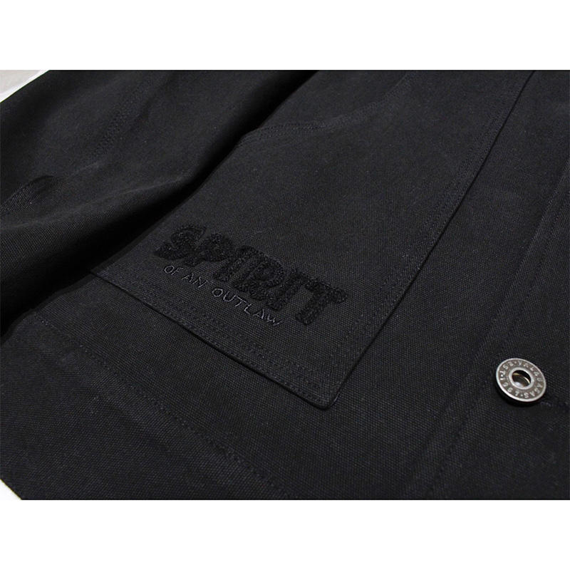 RANCHER BLACK WASH JACKET -W.BLACK-