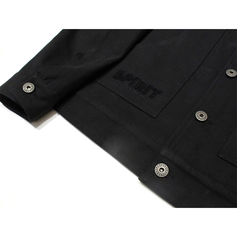 RANCHER BLACK WASH JACKET -W.BLACK-