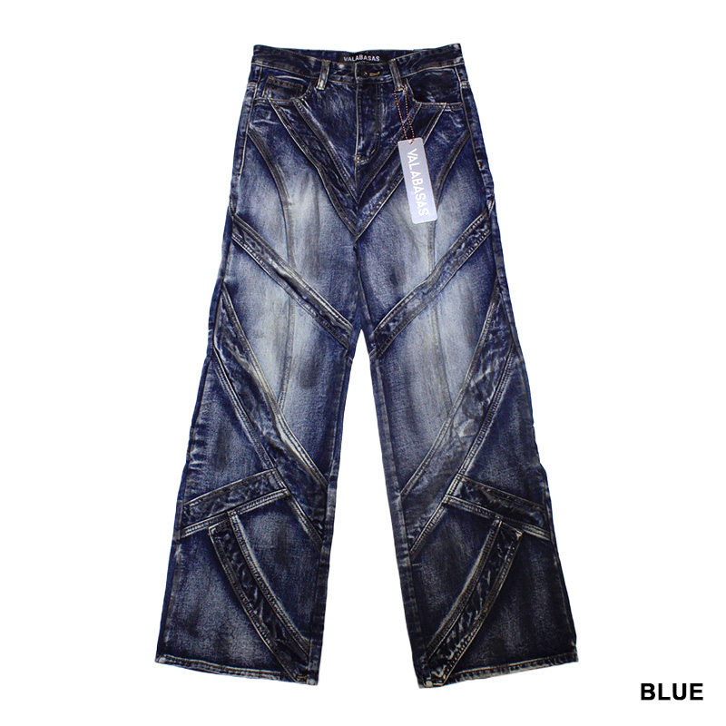 LABYRINTH VINTAGE BAGGY DENIM　-2.COLOR-