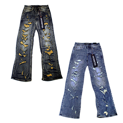 "RIFT"VINTAGE WASH BAGGY DENIM JEAN -2.COLOR-