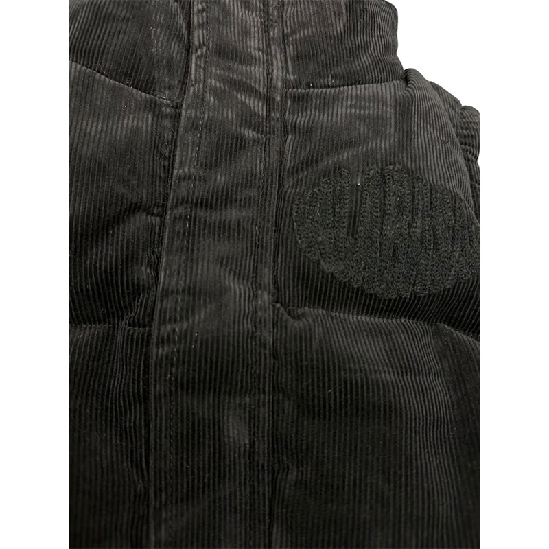 “ROCK” VEST CORDUROY -BLACK-