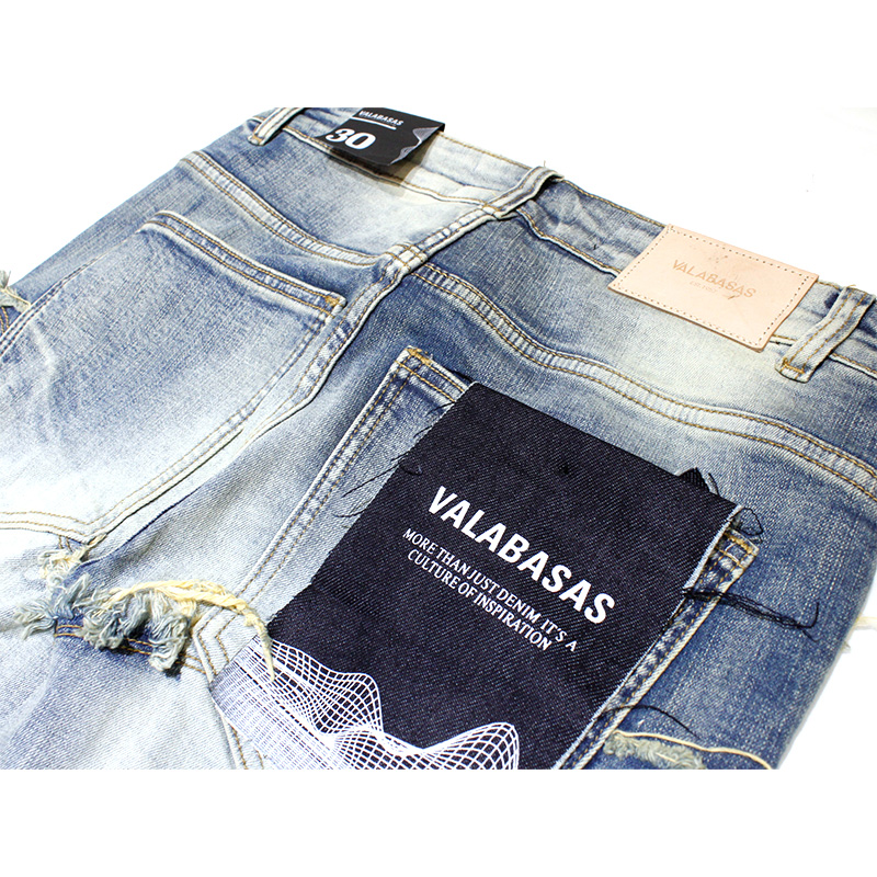 "EYEORE"LIGHT VINTAGE WASH STACKED FLARE JEAN -VINTAGE WASH-