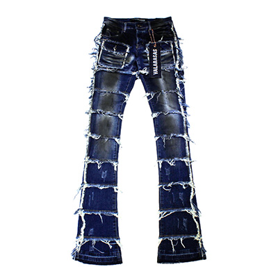 "PHOENIX"2.0 DENIM STACKED -DARK BLUE-