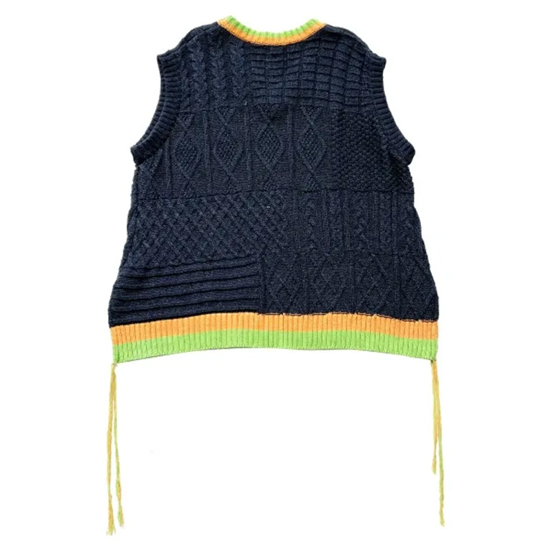 NERD KNIT VEST -2.COLOR-