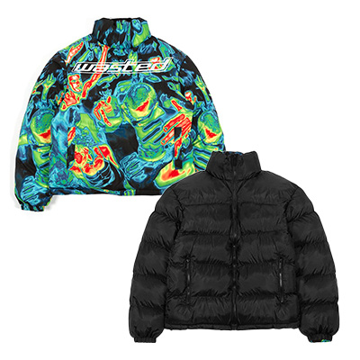 FUSION PUFFER JACKET -BLACK-