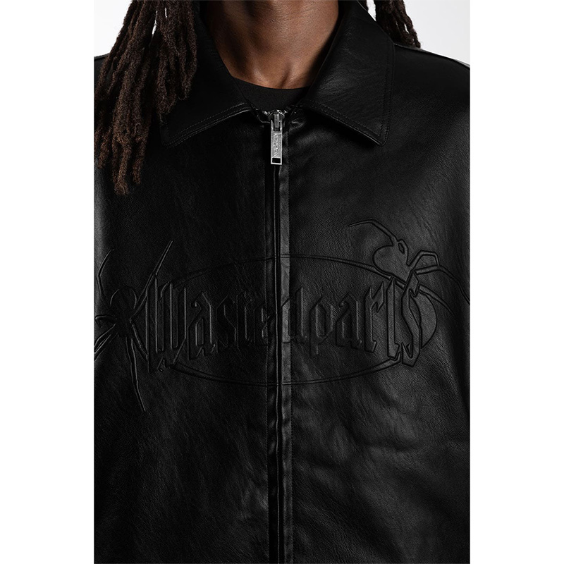 BOILER RESET VARSITY JACKET -BLACK-