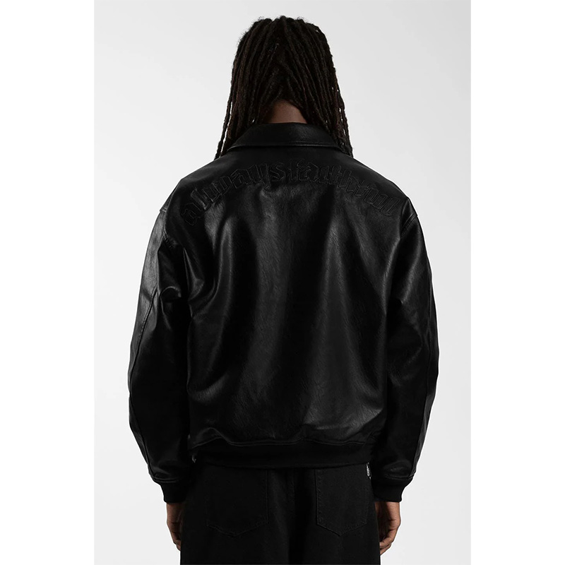 BOILER RESET VARSITY JACKET -BLACK-