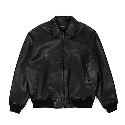 BOILER RESET VARSITY JACKET -BLACK-