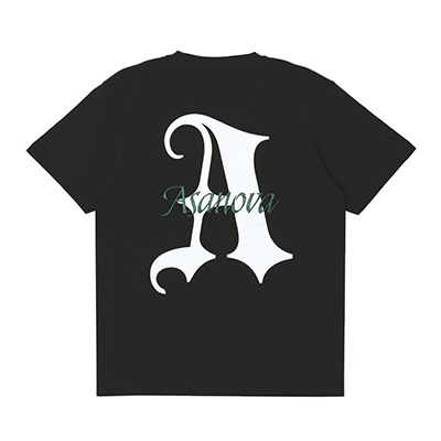 BLACKLETTER T-SHIRT -BLACK-
