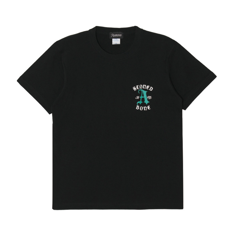 GOTHIC CROWN T-SHIRT -BLACK-
