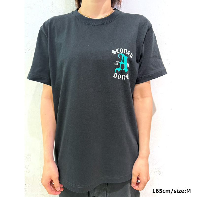 GOTHIC CROWN T-SHIRT -BLACK-