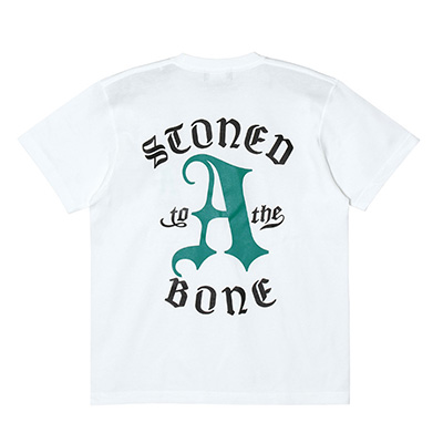 GOTHIC CROWN T-SHIRT -WHITE-
