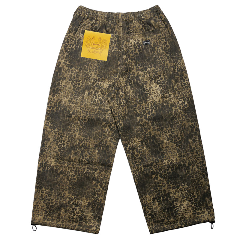 WT LEOPARD PANTS -BEIGE-
