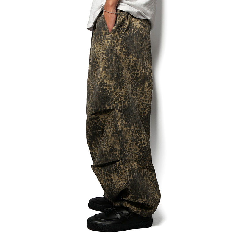 WT LEOPARD PANTS -BEIGE-