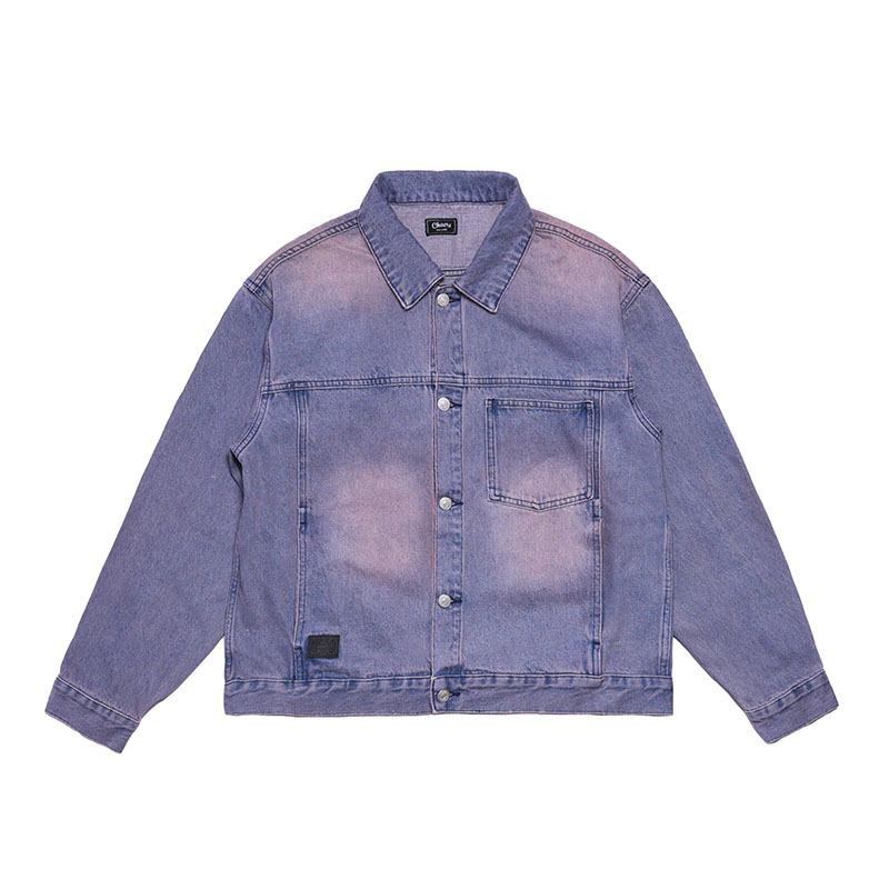 DENIM JKT -NAVY-