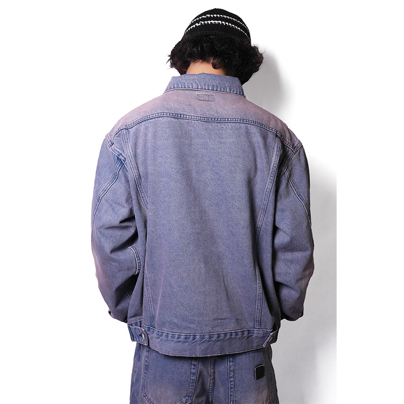 DENIM JKT -NAVY-