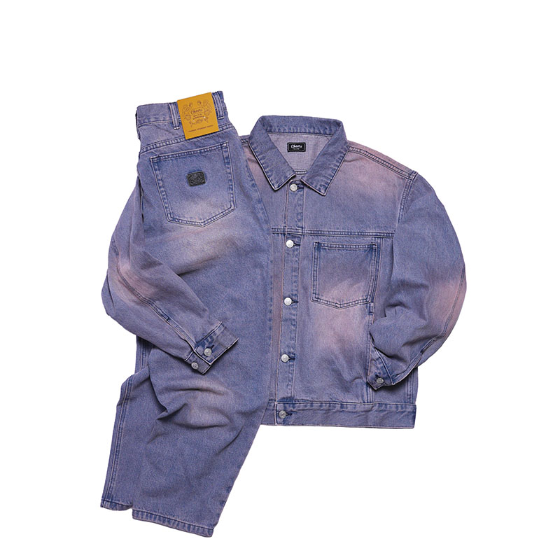 DENIM JKT -NAVY-