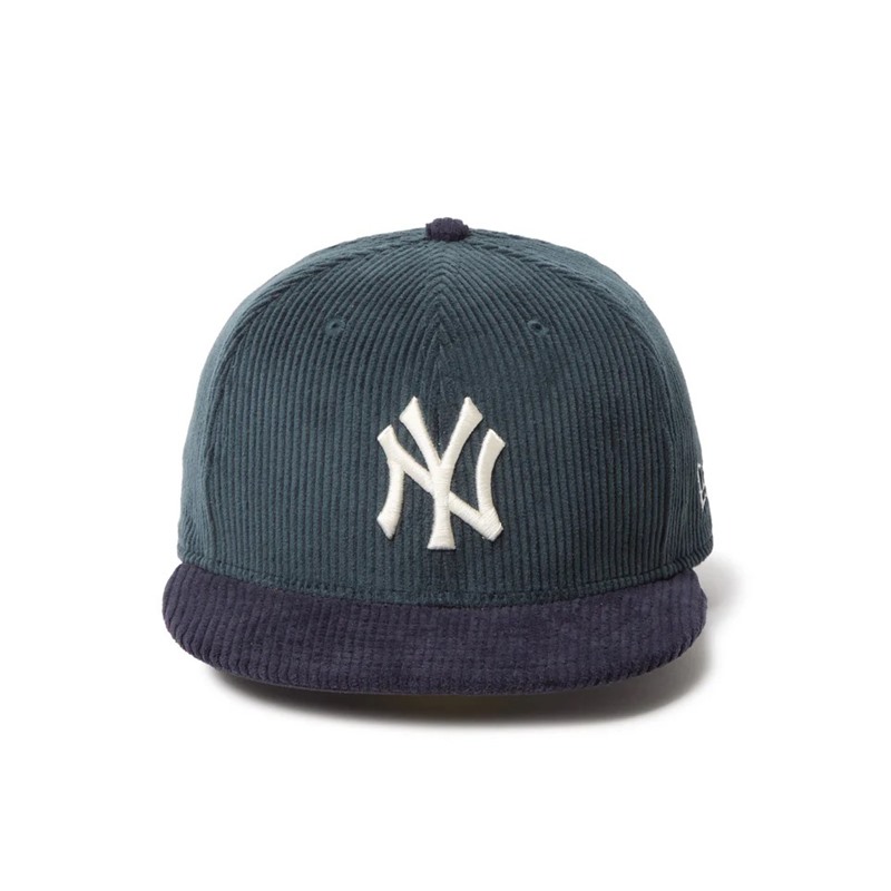 59FIFTY Corduroy コーデュロイ ニューヨーク・ヤンキース ブルーグリーン ネイビーバイザー -GREEN-