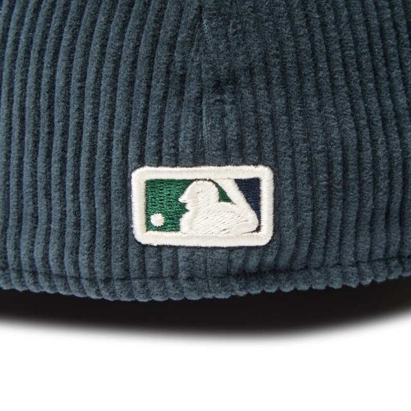 59FIFTY Corduroy コーデュロイ ニューヨーク・ヤンキース ブルーグリーン ネイビーバイザー -GREEN-