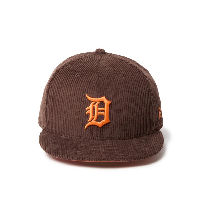 59FIFTY Corduroy コーデュロイ デトロイト・タイガース ダークブラウン -BROWN-
