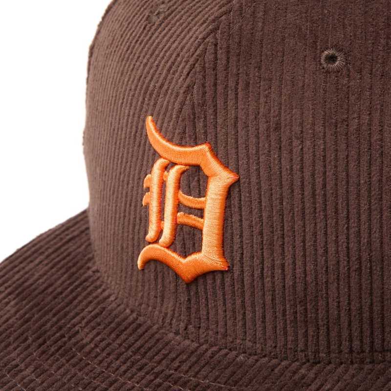 59FIFTY Corduroy コーデュロイ デトロイト・タイガース ダークブラウン -BROWN-
