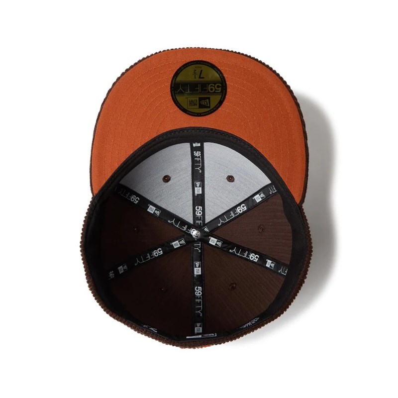 59FIFTY Corduroy コーデュロイ デトロイト・タイガース ダークブラウン -BROWN-