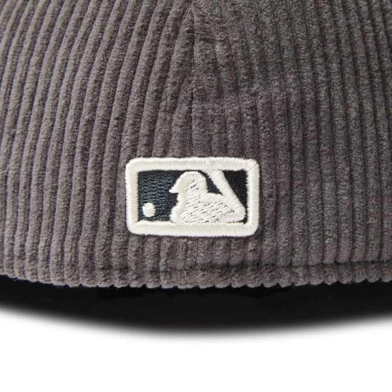 59FIFTY Corduroy コーデュロイ シカゴ・ホワイトソックス グレー ブラックバイザー -GREY-