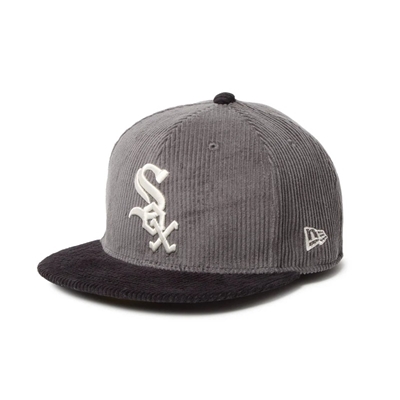 59FIFTY Corduroy コーデュロイ シカゴ・ホワイトソックス グレー ブラックバイザー -GREY-