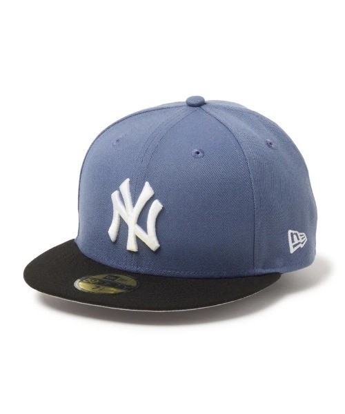 59FIFTY Powered by GORO NAKATSUGAWA（MIN-NANO） ニューヨーク・ヤンキース スレート ブラックバイザー -BLUE-