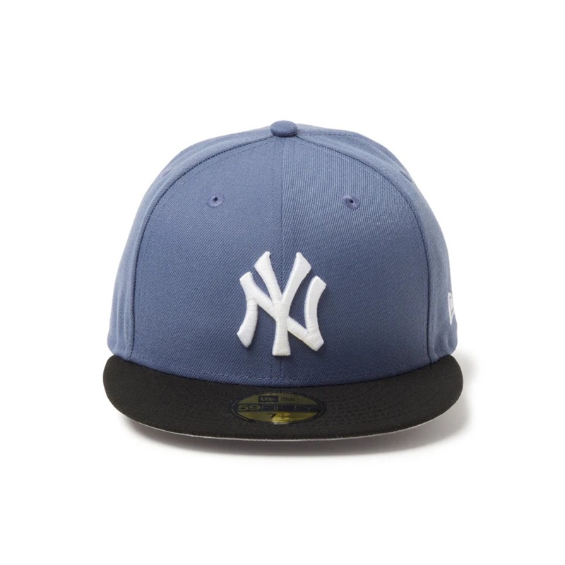 59FIFTY Powered by GORO NAKATSUGAWA（MIN-NANO） ニューヨーク・ヤンキース スレート ブラックバイザー -BLUE-