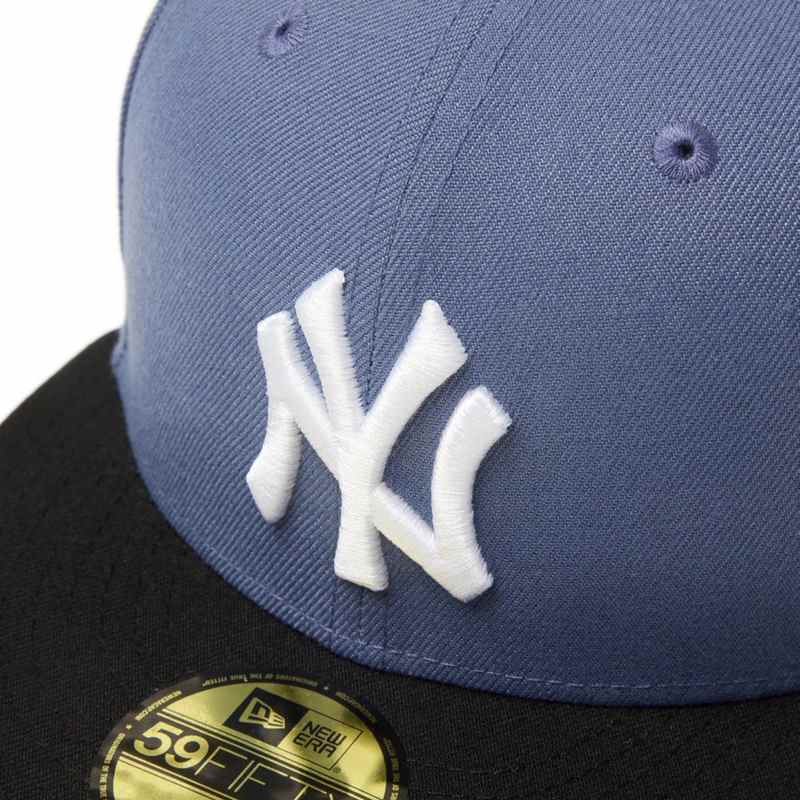 59FIFTY Powered by GORO NAKATSUGAWA（MIN-NANO） ニューヨーク・ヤンキース スレート ブラックバイザー -BLUE-