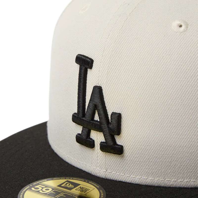 59FIFTY Powered by GORO NAKATSUGAWA（MIN-NANO） ロサンゼルス・ドジャース ストーン ブラックバイザー -WHITE-