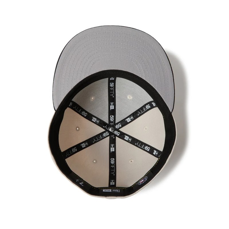 59FIFTY Powered by GORO NAKATSUGAWA（MIN-NANO） ロサンゼルス・ドジャース ストーン ブラックバイザー -WHITE-