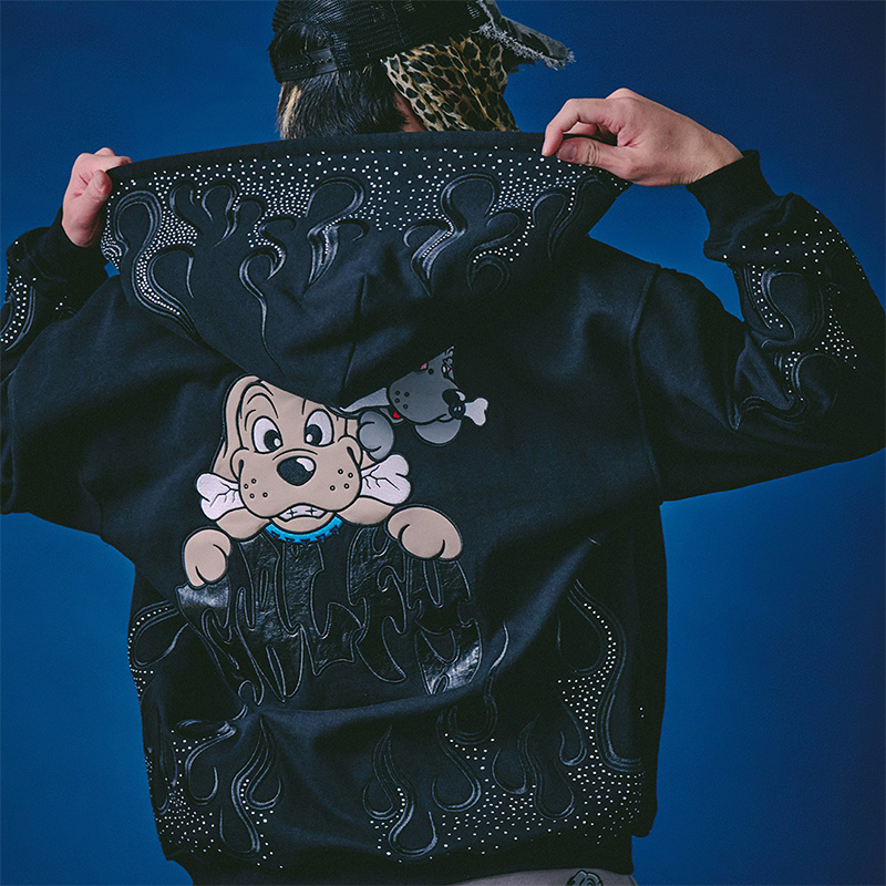 ファイヤーピカピカZIPパーカー -2.COLOR-