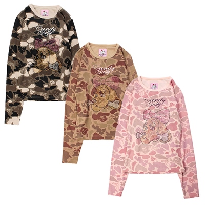 カモサバイブロンTEE (LADIES) -3.COLOR-