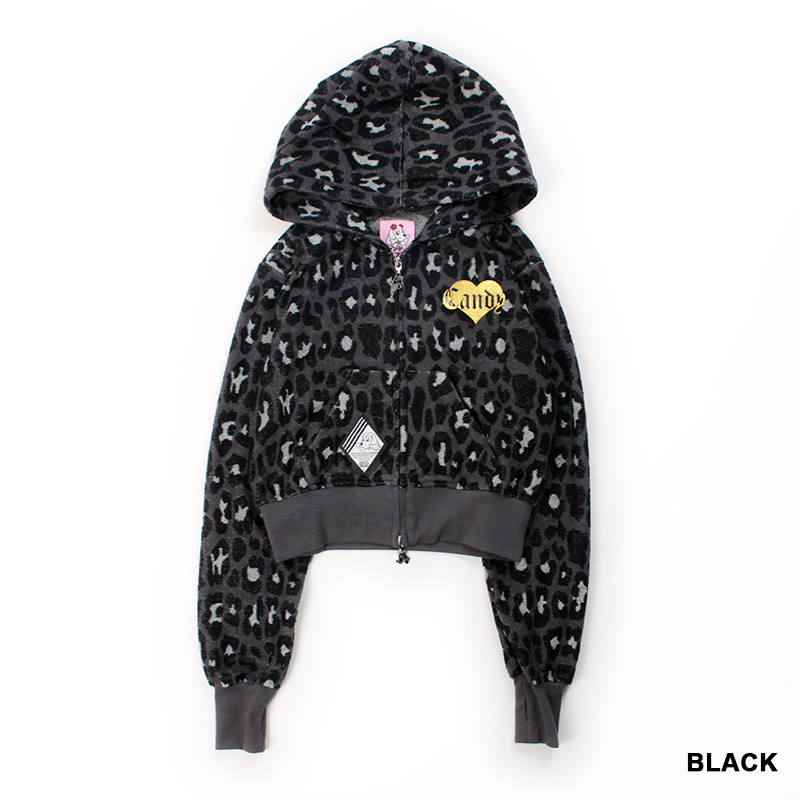 フユGAL豹パーカー (LADIES) -3.COLOR-