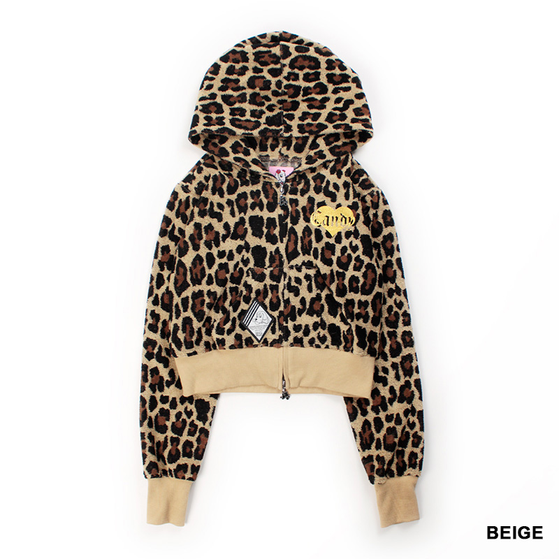 フユGAL豹パーカー (LADIES) -3.COLOR-