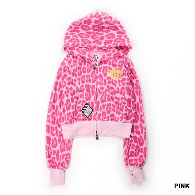 フユGAL豹パーカー (LADIES) -3.COLOR-